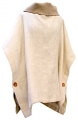 Poncho Cuello tortuga  lana de alpaca