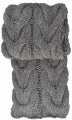 Bufanda con Trenzas tejida a Mano - 100% Alpaca