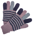 Talla L - Guantes coloridos - Tejidos a mano