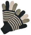 Talla M - Guantes coloridos - Tejidos a mano
