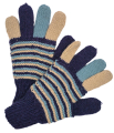 Talla M - Guantes coloridos - Tejidos a mano