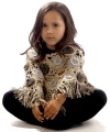 Poncho Ch'isla para niña - Lana  Pura de Alpaca