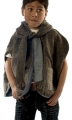 Poncho con capucha para niños - Lana de llama